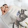 Cody's Wish 2023 horse racing design Throw Blanket Cozy Sofa Blanket for TV Watching Napping