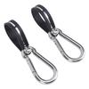 2PCS Airpower Line Clamp Stainless Steel Hanger Bracket Mounting Assembly Cushion Clamps for 3 In 1 Wrap Air Hose Lines