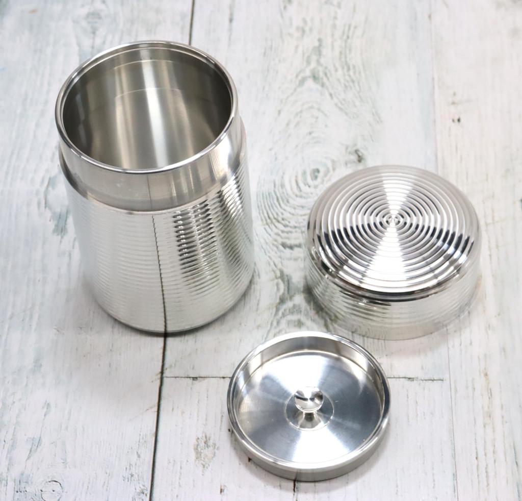 Osaka Tin Ware Tin Tea Pot Senju Gift Wrapping Specification (Suzuki) (polished)