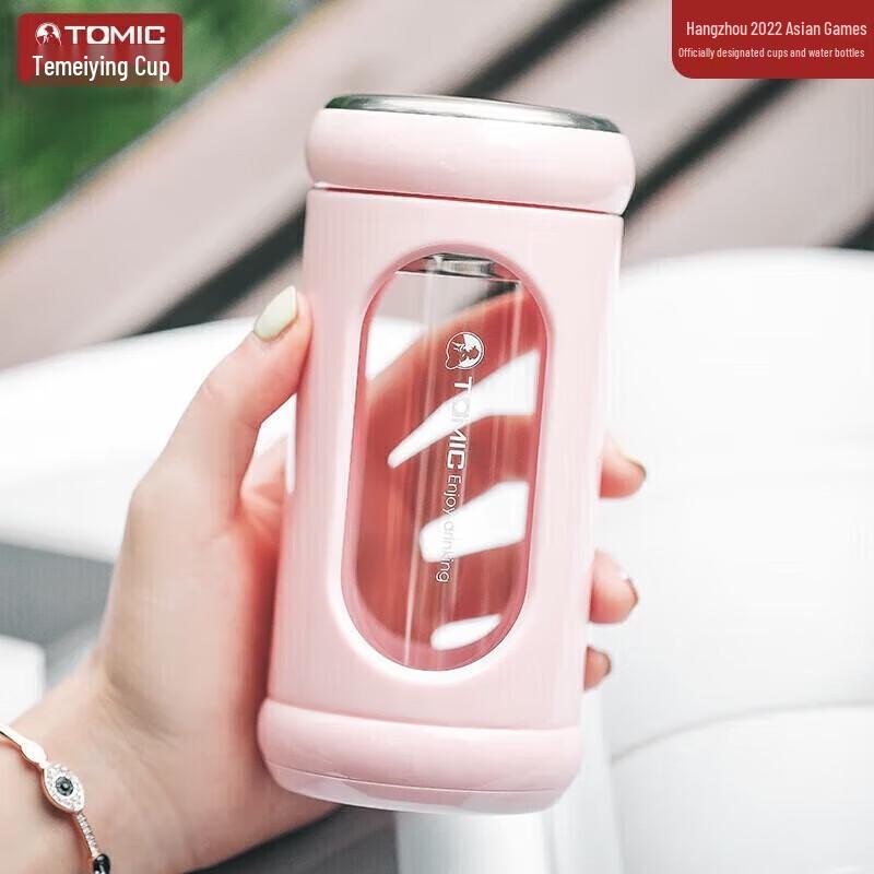 Temerk Portable Tea Infuser Glass Bottle