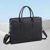 SCHWARZETIENNE Men's Leather Business Laptop Briefcase