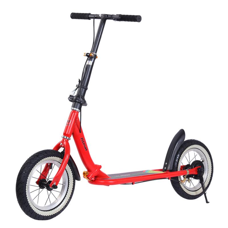 Folding Two-Wheel Scooter for Teens & Adults with Handbrake