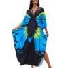 Women's Dress, Colorful Floral Prints, Vacation Loose Robe, Bikini, Sun-protective Smock