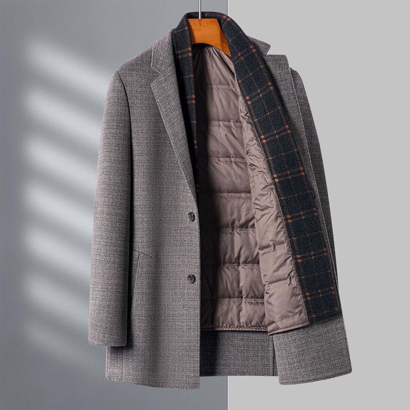Autumn and Winter Double-sided Woolen Coat Men's New Business Casual Men's Winter Coat