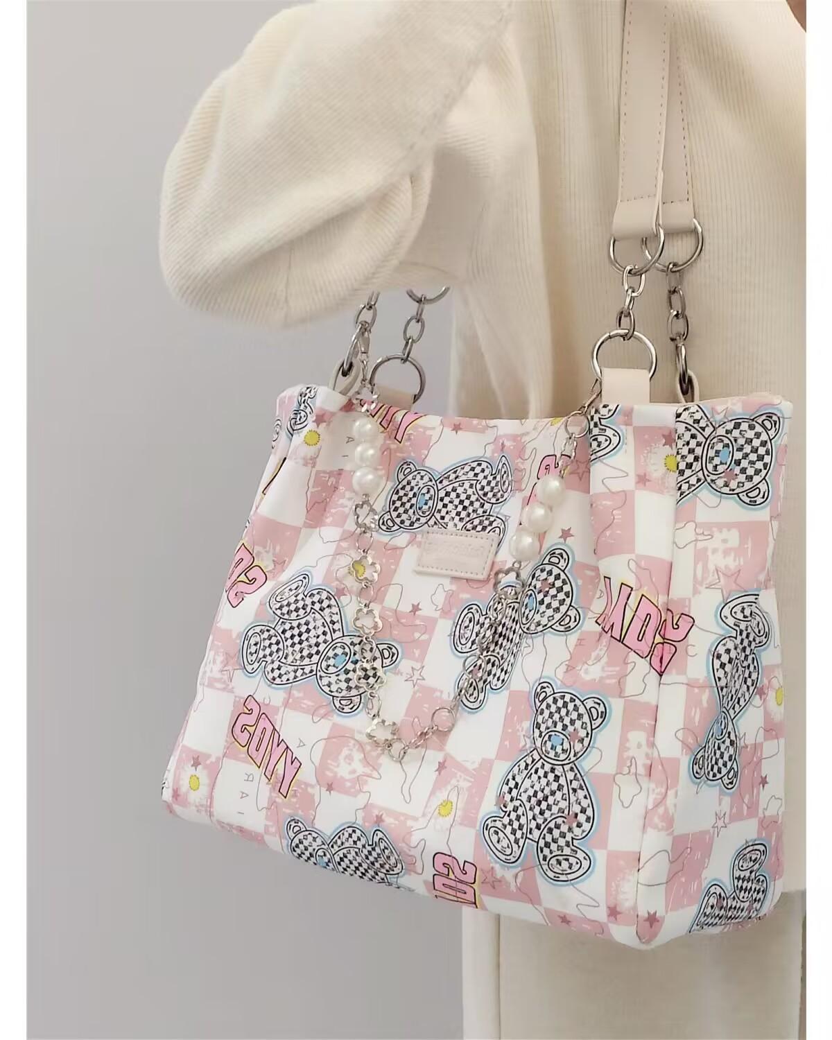 

Commuter large-capacity extra-large bag women s new high-end versatile shoulder bag student class canvas bag