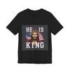 Koszulka Unisex Król Jezus Chrześcijańska Patriotyczna USA Tee