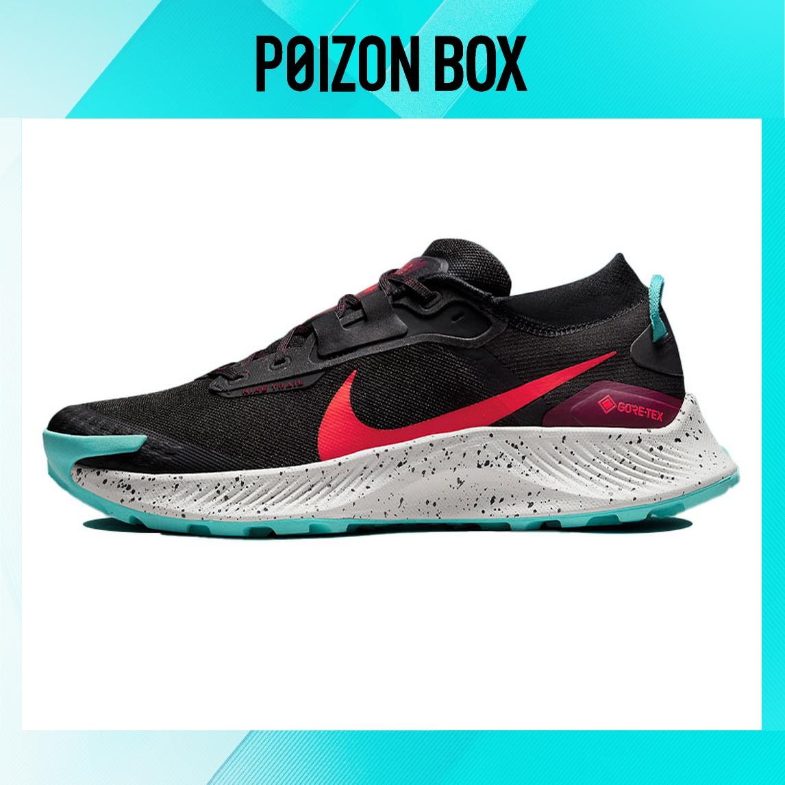 

Nike Pegasus Trail 3 Gore-Tex Low-Top Wear-Resistant Running Shoes Black/Red