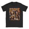 Men T-Shirt Eddie Munson Master of the Upside Down Guitar Horror TV Fashion Pure Cotton Tees Short Sleeve  T Shirts O Neck Tops