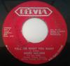 7inch Record MARK HOLDER  Morningside  Tell Me What You Want D00010 Dervia US Reggae Ska  Dub Used