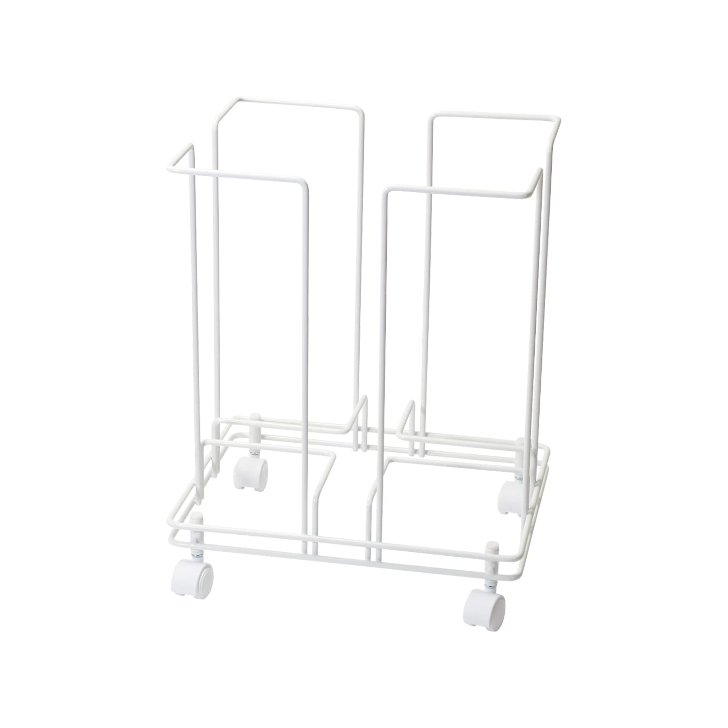 

Pearl Metal Storage Stocker Газета Газета Листовка Журнал Поставляется с роликами и может быть упакована как Белый HC-18