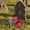 Pryskyřičná lezoucí zombie figurka Halloweenský horor Zombie v lezoucí poloze pro vnitřní venkovní zahradní domácí dekoraci