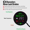 9-24V Waterproof 5-In-1 Motorcycle Led Night Vission Multi-function Voltmeter For Volatge Timer Temperature Usb Charger