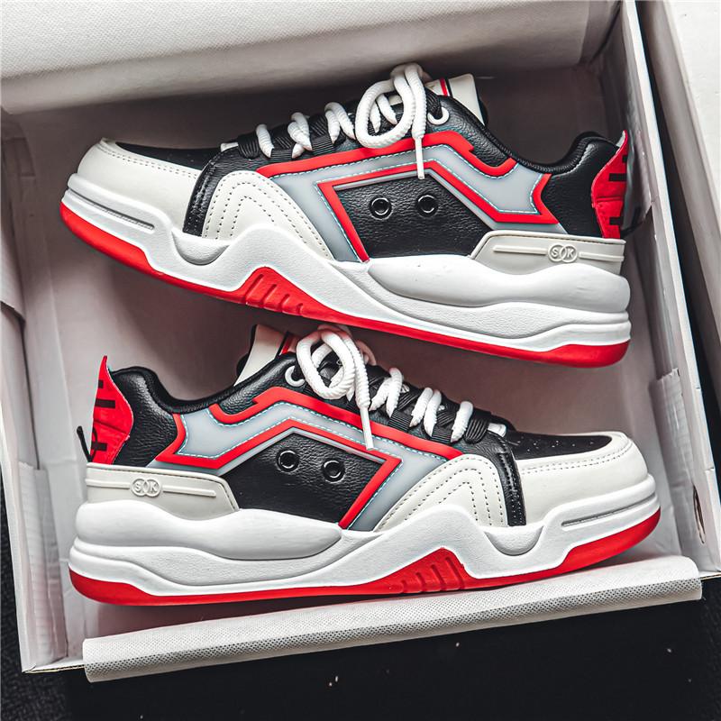 2024 Frühling und Herbst Neue Herrenschuhe Koreanische Ausgabe Trend Board Schuhe Herren Sneaker Studenten Freizeitschuhe Daddy Schuhe Herren
