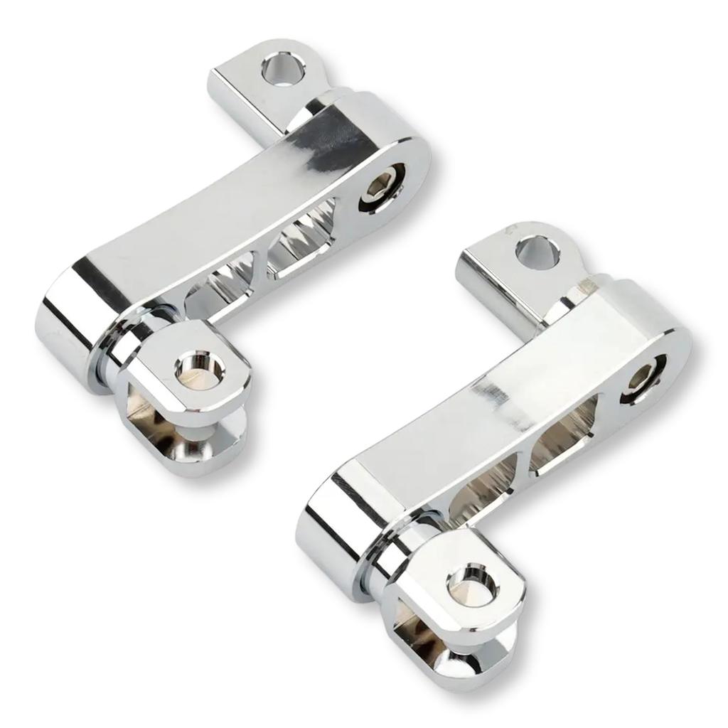 Lezalic Harley Step Extension Bike Parts Aluminum Position Adjustment CNC Rear XL833 XL1200 Sportster