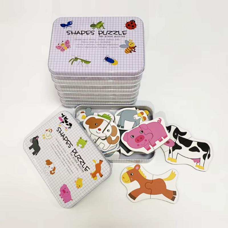 Children'S Early Education Creative Puzzle Building Block Intellectual Development Cognitive Enlightenment Paired Toys