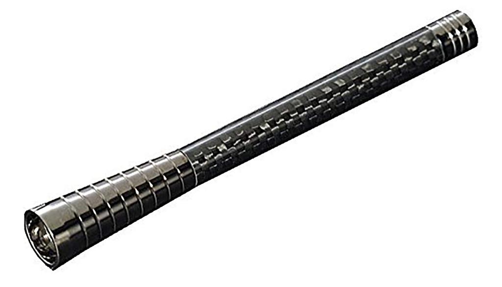Fortune JDM Real Carbon Grooved Antenna 120 Black Carbon with Black Top/Bottom JGA-120BB