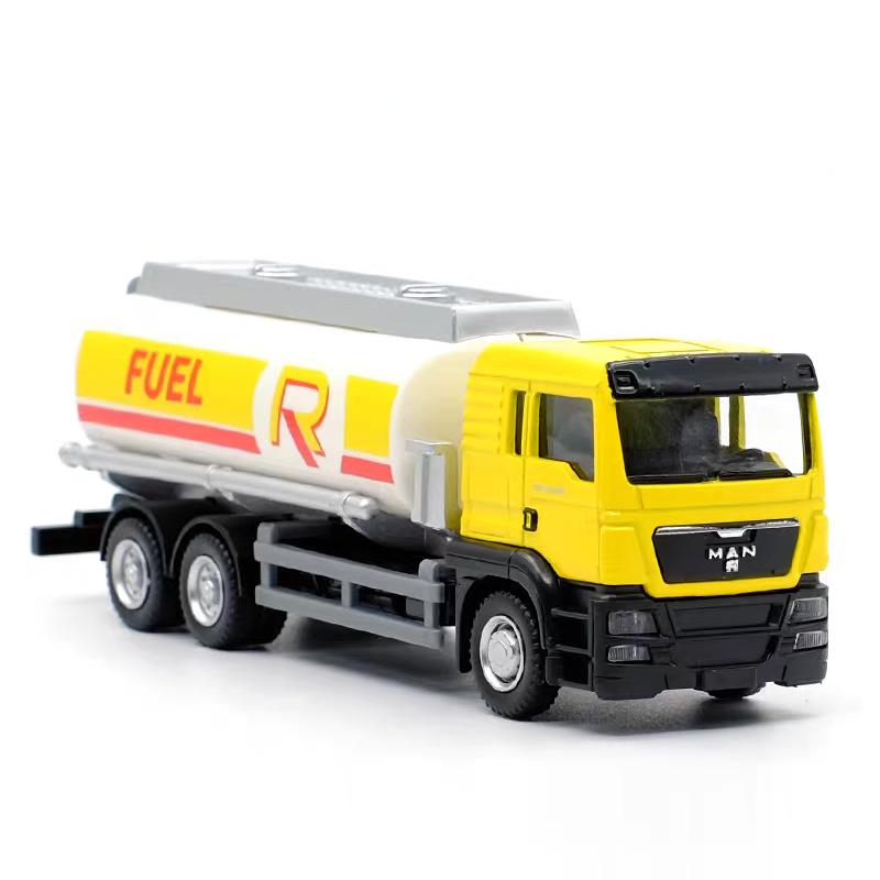 MAN SCANIA Oil Tank Truck TOTAL Shell bp FUEL Castrol Diecast & Toy Vehicles RMZ city 1:64 Alloy Model Car Gifts For Children