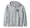 Daytona Beach Bike Week Retro Antikes Motorrad Design Zip-Hoodie