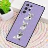 Cartoon schnauzer dog soft Phone Case for Samsung Galaxy note 10 pro S26 Ultra S23 S24 FE S25 S21 S22 PLUS shockproof Cove