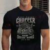 Chopper Custom Motor Motorcycle Cotton Moto T-Shirt Fashionable CasualSummer Travel And Sports Tee