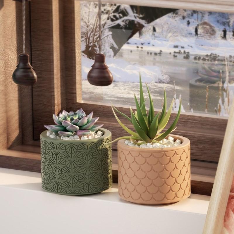 Versatile and Easy To Use DIY Silicone Mold for Creating Storage Container Flower Pots and Candle Holders Decorations