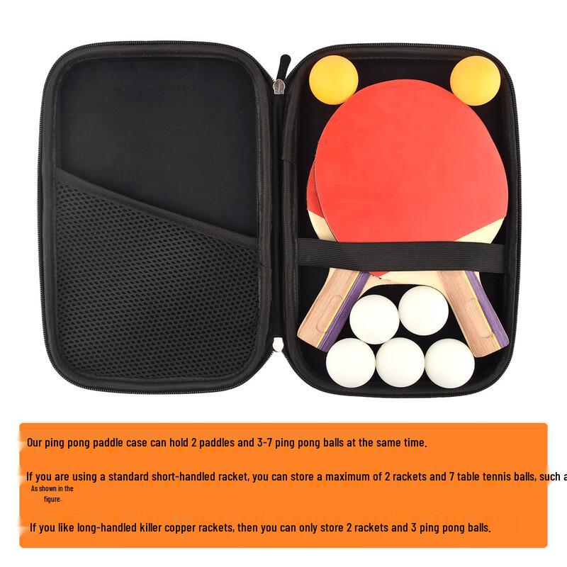 Portable Hard Shell Table Tennis Racket Case