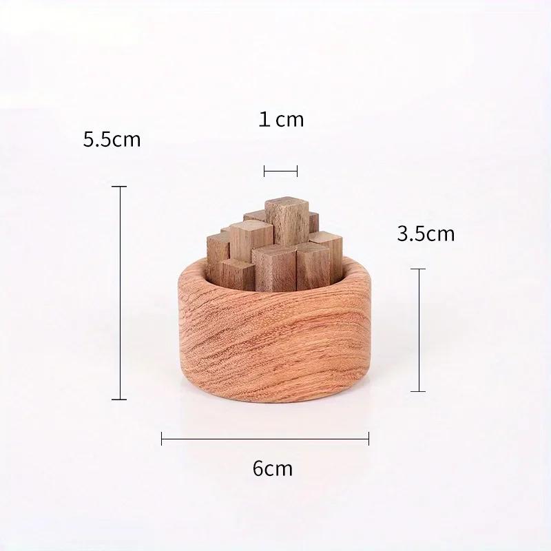 1PC Essential Oil Diffuser Wood Unique Eco-Friendly Fireless Aroma Aromatherapy Fragrance Diffused Home Office Decoration Crafts