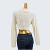 High Neck Short High Waist Long Sleeve Pullover Top Bottoming Shirt Knitting Sweater Pure Color Fall and Winter Thick Women's Inner