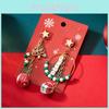 Christmas Earrings Alloy Pendant Bell Earrings For Women Holiday Party Accessories