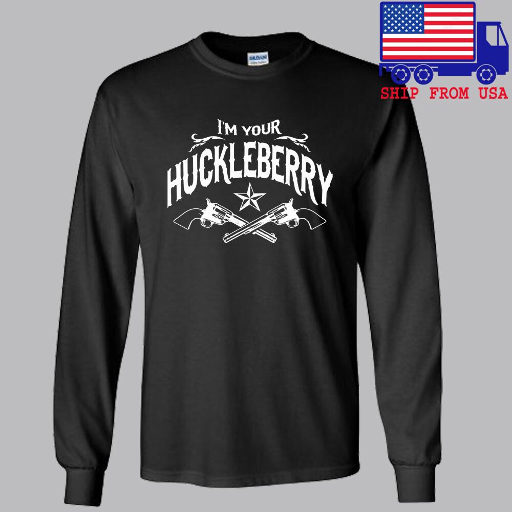 I#039;m Your Huckleberry Guns Tombstone Movie  Black Size S2XL Unisex T-Shirt XL