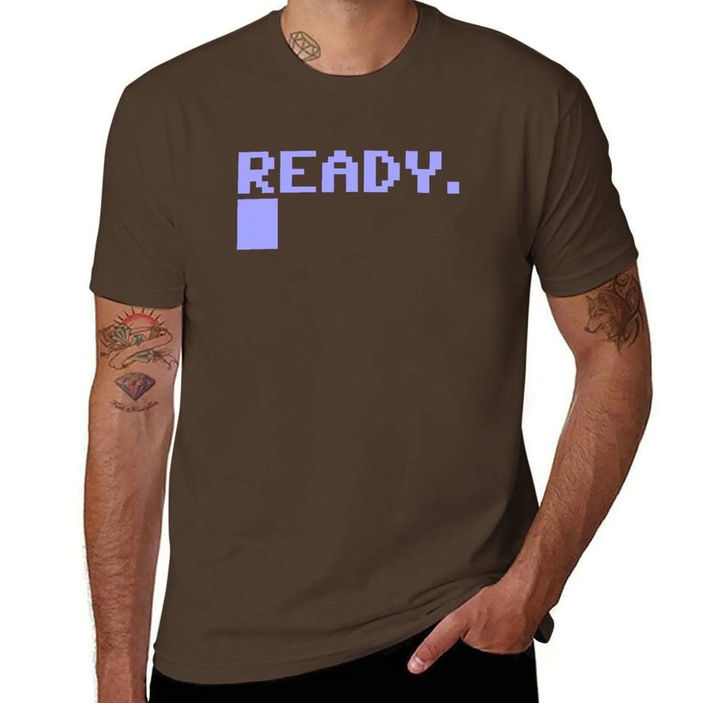 Commodore C64 Ready T-Shirt aesthetic clothes tops workout shirt