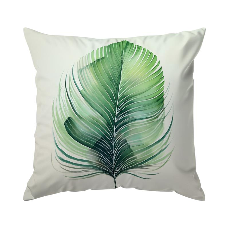 Tropical Plants Summer Decorative Throw Pillows Cushion Cover Palm Leaf Green Home Decor Outdoor Patio Pillowcase Supplies