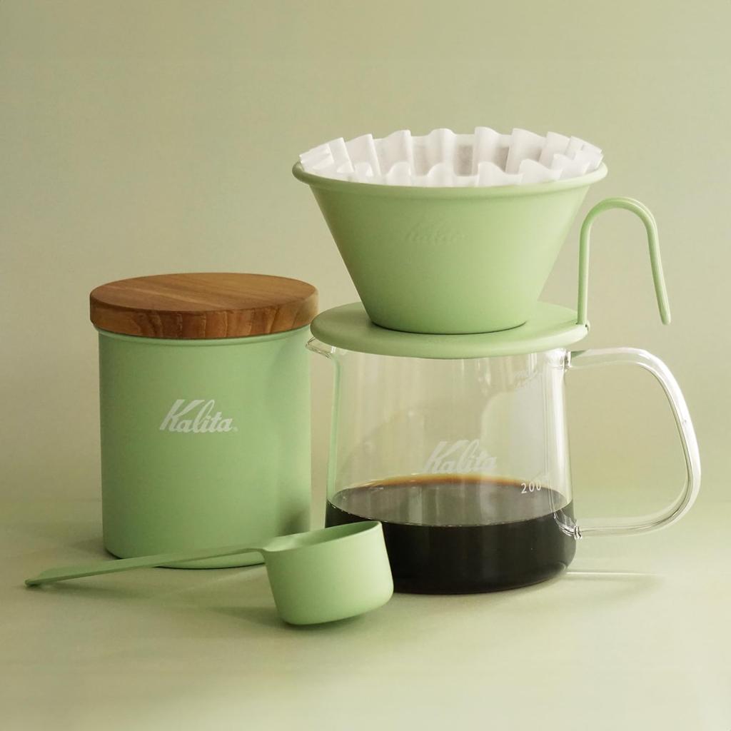 Kalita MORI Coffee Dripper Wave Series Stainless Steel Person Earth Series Mori Tsubame Artisan Handmade Made in Japan Drip Equipment [Earth Series]