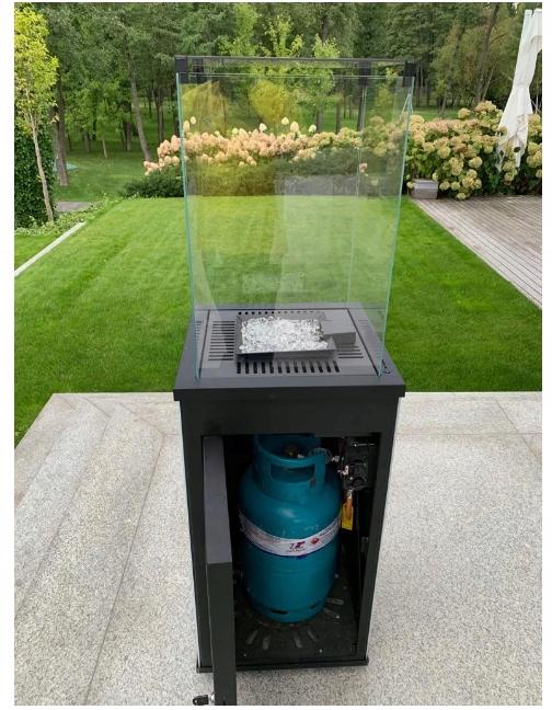 PATIO MINI Heater Set with a Cover