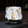Wabi-sabi Tea Cup Handmade Japanese Retro Coarse Pottery Coffee Cup Cross-border Ceramic Tea Cup Household Water Cup Zen
