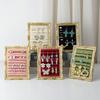 Suporte de Exibição de Joias Veludado Estilo Porta-Retrato Vintage Para Anéis Brincos e Pequenos Acessórios Com Múltiplas Opções de Cor