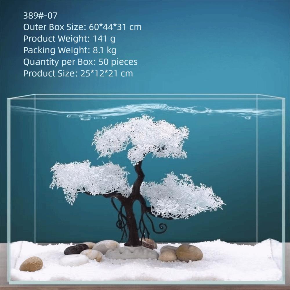 New Realistic Aquarium Fish Tank Decoration Creative Beautiful Aquarium Ornament Fish Tank Decor Pet Fish Habitat