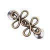 Waist Tightening Pins Six-Leaf Pants Tightener Button, Detachable Loose Jeans Button Pin, Metal Buckle No Sewing Required Clothing Accessories