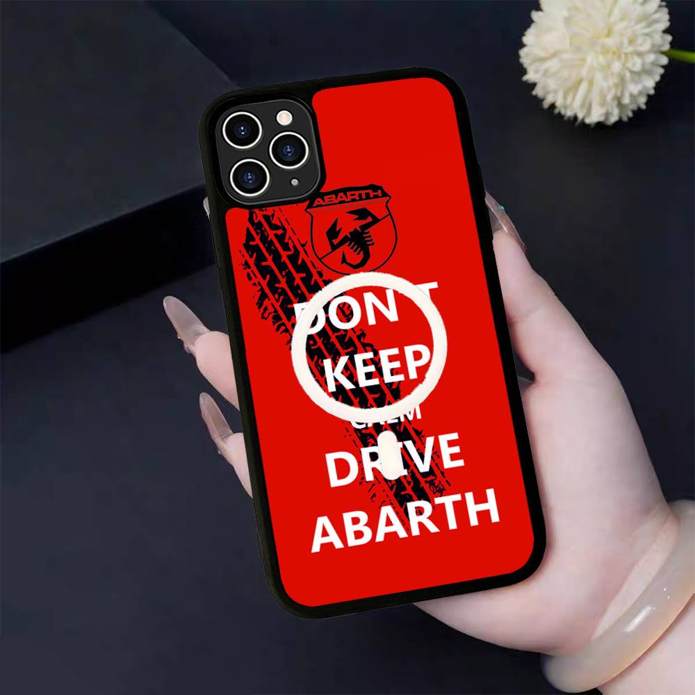 A-Abarth LOGO For Magsafe Magnetic Phone Case For IPhone 17 16 Pro Max 15 Plus 14 13 12 11 Cover