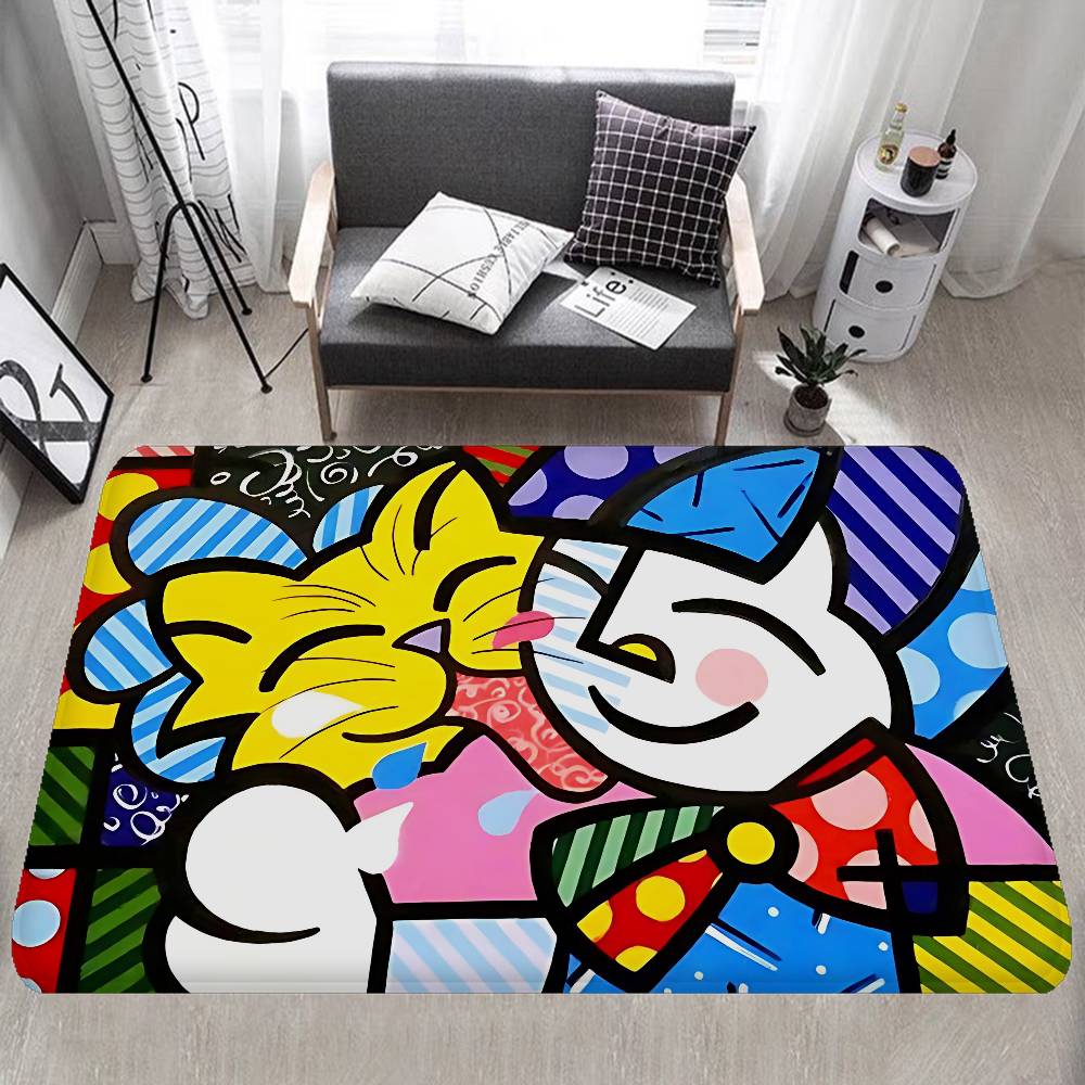 Britto Quick Drying Dish Door Mat Washable Non-Slip Living Room Sofa Chairs Area Mat Kitchen Doormat Area Rug