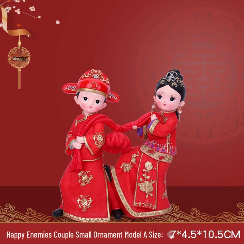 

Свадебное украшение в китайском стиле: Подарок-Украшение для Жениха и Невесты в Стиле Гармонии
