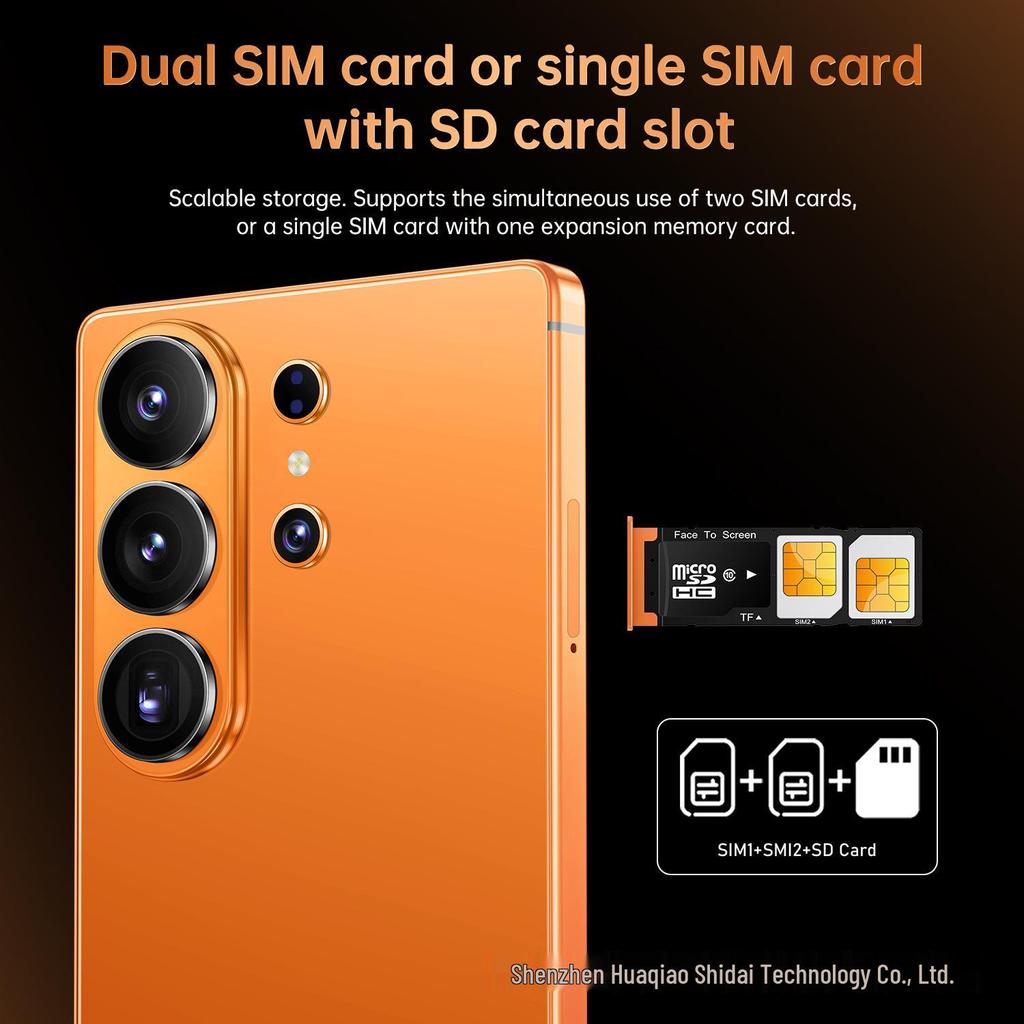 Dahili Kalemli, Çift SIM'li, Google Play'li, Android 14.0'lı 2026 S26Ultra 5G Akıllı Telefon