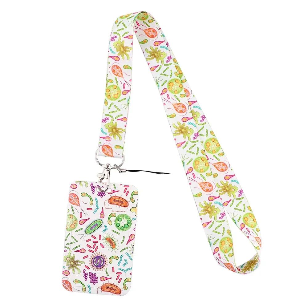 Lanyard Medico Infermiere Cinghie da Collo Porta Badge Tesserino Portachiavi Ciondolo Portachiavi Cellulare Copri Tessere Custodia Borsa