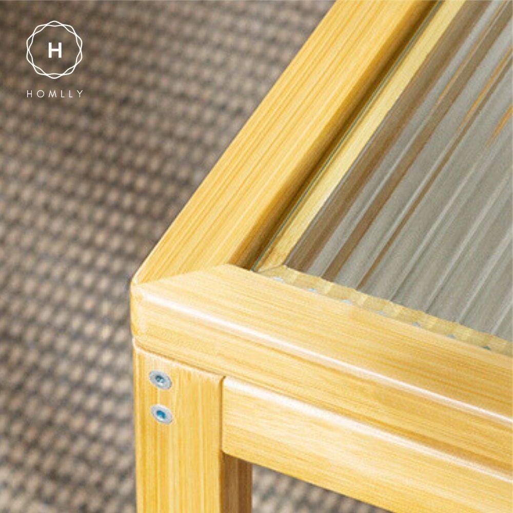 Homlly ika Nesting Living Room Coffee Side Table (Expandable)