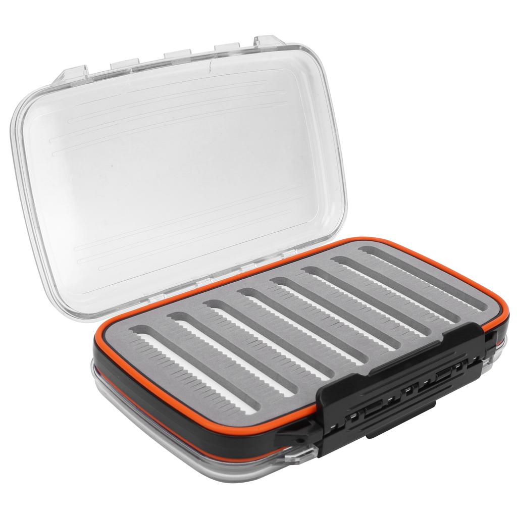 Wasserdichte doppelseitige Köderbox für Fliegenköder, Aufbewahrung, Angelzubehör