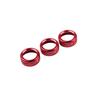 For Mazda CX-5 CX5 2017- Red Aluminum Middle Console Ac Knob Ring Cover Trim