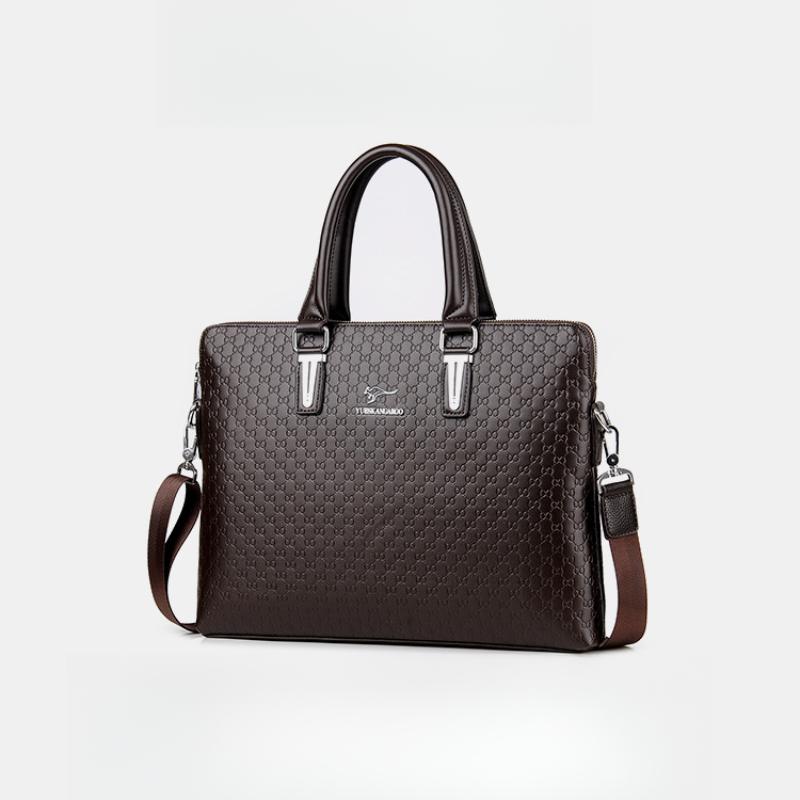 Men's Handbag Horizontal Business Briefcase Shoulder Messenger Bag