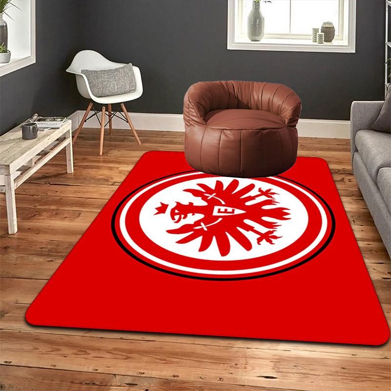 Eintracht Frankfurt Pattern Rug Floor Mat for Living Room or Bedroom Soft and Comfortable Carpet a Gift for Birthday and Holiday.