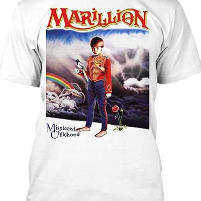 Camiseta de la banda Marillion banda de rock ALBUM camiseta blanca Unisex S a 45XL XA826