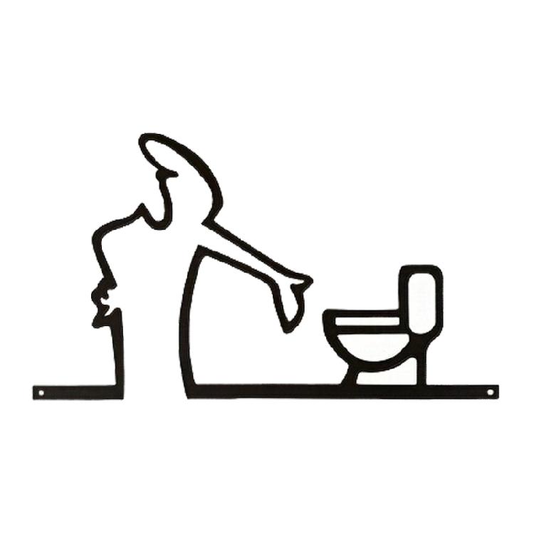 Stylish Iron Matchstick Man Party Homes Decoration Accent Reusable Crafted Art For Shelf Arrangements